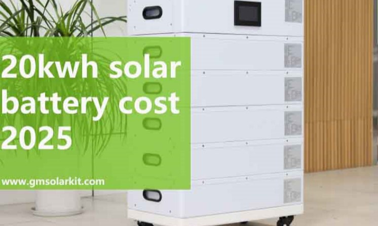How much does a 20kwh solar battery cost ?
