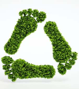 Green and environmentally friendly illustration