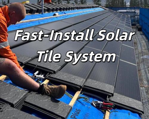 GreenMore’s Fast‑Install Solar Tile System