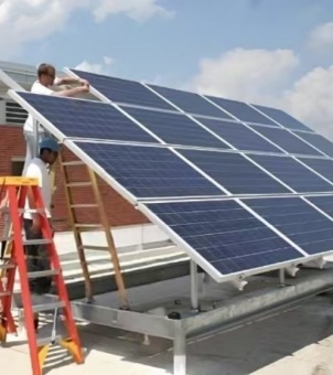 GreenMore 12kW off-grid solar project installation in Rwanda