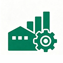 Production capacity icon