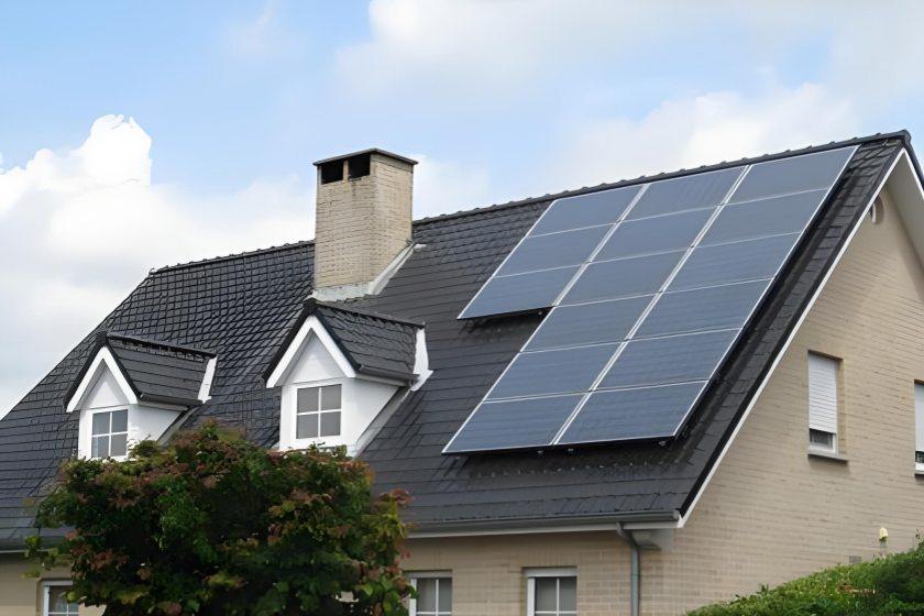 GreenMore residential rooftop solar photovoltaic (PV) panels and PV tile power generation system.