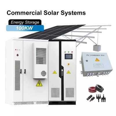 GreenMore 100KW grid-connected and off-grid integrated solar energy system with complete components.