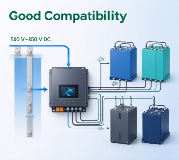 Wide battery compatibility and harsh environment support