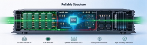 Industrial-grade reliable structure with DSP control