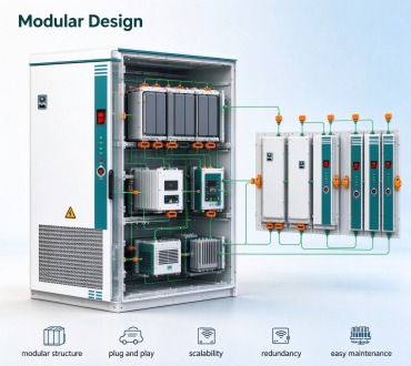 GreenMore modular liquid-cooled cabinet multi-unit parallel connection