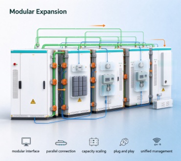 GreenMore modular energy storage cabinet parallel expansion