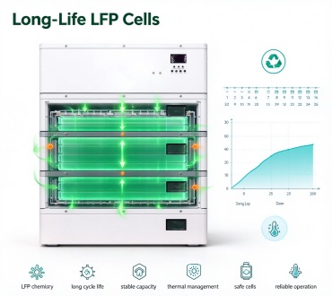 LiFePO4 Battery Cells with 6000+ Cycle Life for Efficient Power Storage