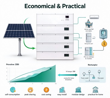 Scalable 5.12kWh to 20.48kWh Capacity with Cost-Effective Modular Expansion