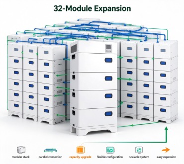 Scalable Design Supporting Up to 32 Modules in Parallel for 163.84kWh Total Capacity
