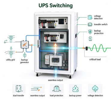 UPS-grade seamless switching for uninterrupted backup power supply